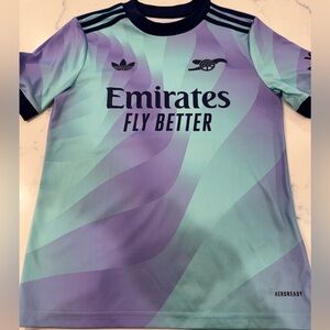 Adidas Kids Jersey in Purple and Mint